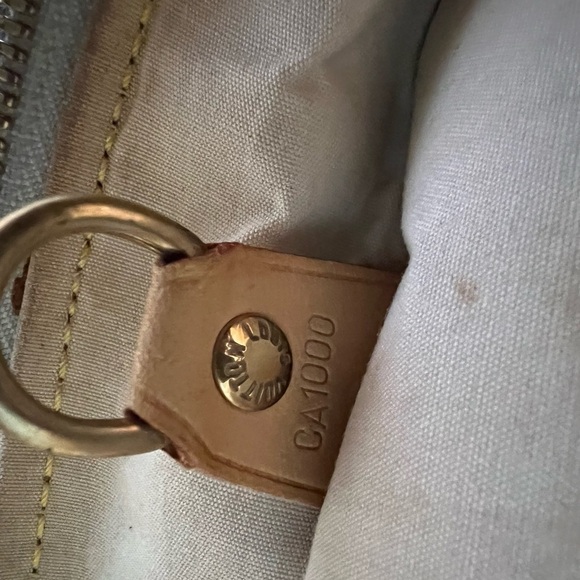 LOUIS VUITTON Blue Monogram Mini Marie Mini Lin Boston Bag - Picture 10 of 14